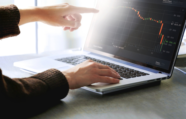 An investor looking for stocks that are going up